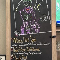 Cool bar art!