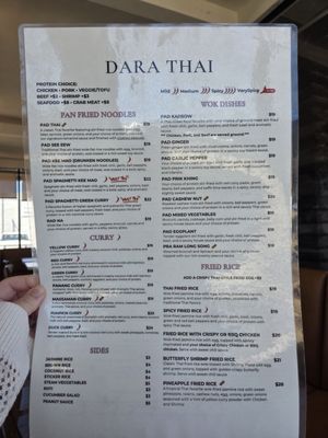 Menu photo 4 Dara Thai Belmont, CA