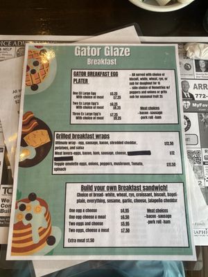 Menu photo 1 Gator Glaze Port St. Lucie, FL Menu photo 1 Gator Glaze Port St. Lucie, FL