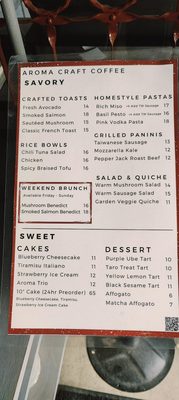Menu photo 8 Aroma Craft Coffee Walnut, CA