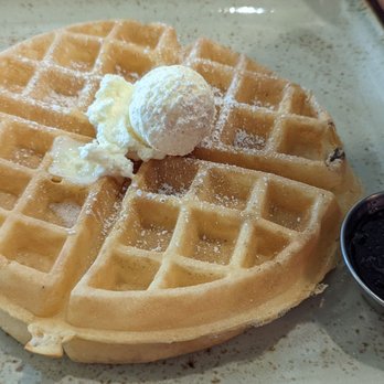 First Watch - Belgian waffle with a berry compote up first watch - Breakfast & Brunch Near Me - Wilmington, North Carolina