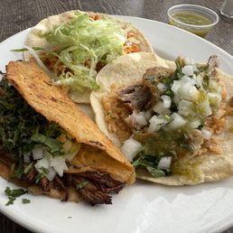 Birrria Taco, Pork Rib Taco, and Chicken Tinga Taco Birrria Taco, Pork Rib Taco, and Chicken Tinga Taco