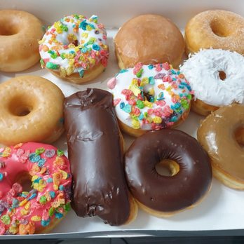 Just Glazed Donuts - a variety of donuts in a box - Donuts Near Me - Katy, Texas