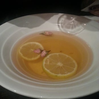 Le Soleil - Hot rose petal lemon tea for finger washing - Vietnamese Near Me - San Francisco, California Le Soleil - Hot rose petal lemon tea for finger washing - Vietnamese Near Me - San Francisco, California