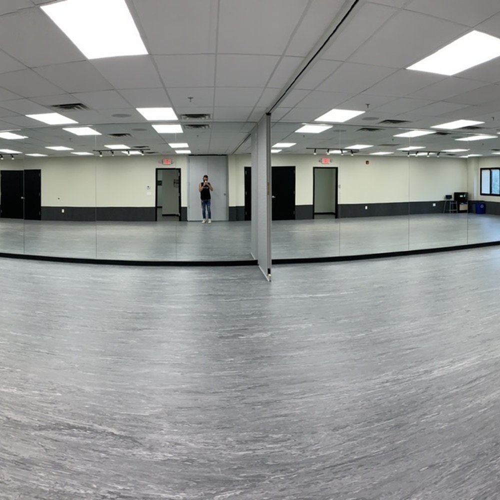 ZZ DANCE - Studios 2 + 3 with sound proof wall put away in order to create one large space - Dance Schools Near Me - Cherry Hill, New Jersey ZZ DANCE - Studios 2 + 3 with sound proof wall put away in order to create one large space - Dance Schools Near Me - Cherry Hill, New Jersey