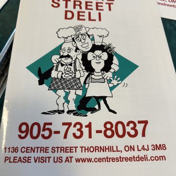 Centre Street Deli - Menu - Delis Near Me - Thornhill, Ontario Centre Street Deli - Menu - Delis Near Me - Thornhill, Ontario