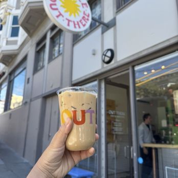 Out There Coffee Roasters - Iced latte - Coffee & Tea Near Me - San Francisco, California Out There Coffee Roasters - Iced latte - Coffee & Tea Near Me - San Francisco, California