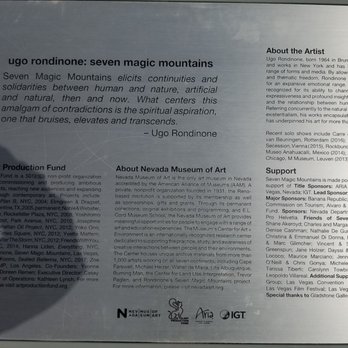 Seven Magic Mountains - Description of artist and exhibit - Public Art Near Me - Las Vegas, Nevada