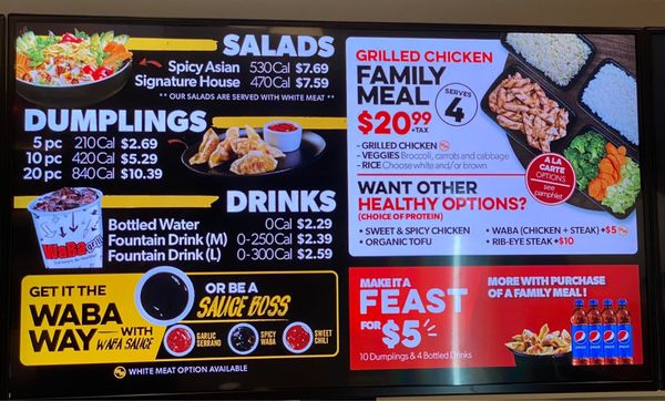 Menu photo 5 WaBa Grill San Pedro, CA