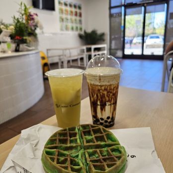 Cane Corner - Coconut cane drink, brown sugar milk tea with boba, and pandan waffle - Juice Bars & Smoothies Near Me - Elk Grove, California Cane Corner - Coconut cane drink, brown sugar milk tea with boba, and pandan waffle - Juice Bars & Smoothies Near Me - Elk Grove, California