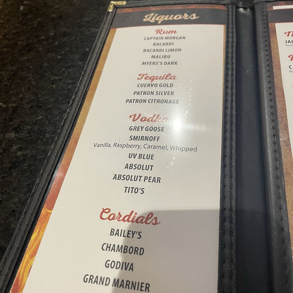 Boxer Barbeque - Trying to show my fiancé the drinks menu, cause we like going out and drinking, while getting rushed off waiting for my remake. - Barbeque Near Me - Council Bluffs, Iowa Boxer Barbeque - Trying to show my fiancé the drinks menu, cause we like going out and drinking, while getting rushed off waiting for my remake. - Barbeque Near Me - Council Bluffs, Iowa