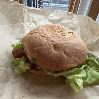 Hood Famous - Tocino breakfast sandwich - Cafes Near Me - Seattle, Washington Hood Famous - Tocino breakfast sandwich - Cafes Near Me - Seattle, Washington