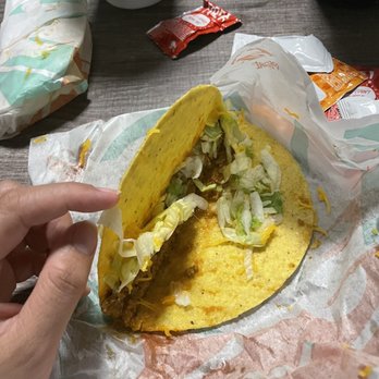 Taco Bell - This is a disgrace, the franchise literally has the name "TACO" in the name and night shift can't even make one. - Fast Food Near Me - Suffolk, Virginia Taco Bell - This is a disgrace, the franchise literally has the name "TACO" in the name and night shift can't even make one. - Fast Food Near Me - Suffolk, Virginia
