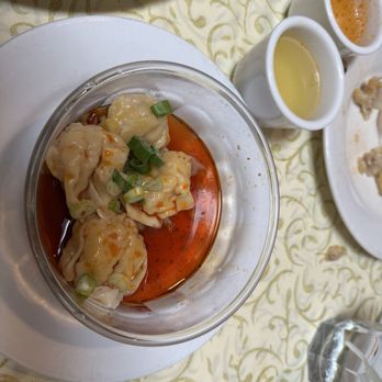 Yum Cha Palace - ShrimpPorkWontonSpicySauce () - Dim Sum Near Me - Menlo Park, California Yum Cha Palace - ShrimpPorkWontonSpicySauce () - Dim Sum Near Me - Menlo Park, California
