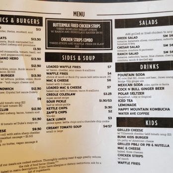 Bunk Bar Water - Menu (Mar 2025) - Bars Near Me - Portland, Oregon Bunk Bar Water - Menu (Mar 2025) - Bars Near Me - Portland, Oregon
