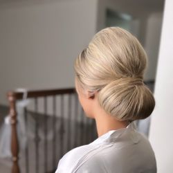 Gorgeous Hair Updo N Makeup by Miryam - Bride Chignon High ,FullLow  bun
IG @miryamhairdosbeauty
