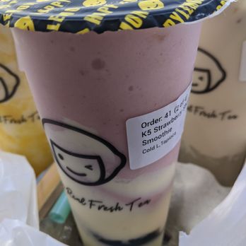 Happy Lemon - Strawberry Shortcake Smoothie with Boba - Bubble Tea Near Me - Tukwila, Washington Happy Lemon - Strawberry Shortcake Smoothie with Boba - Bubble Tea Near Me - Tukwila, Washington