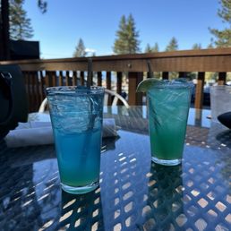 Polar lemonade and Blue Margarita Polar lemonade and Blue Margarita