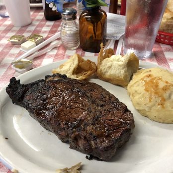 Leona General Store - My undercooked steak. I asked for medium it was very rare. - Steakhouses Near Me - Leona, Texas
