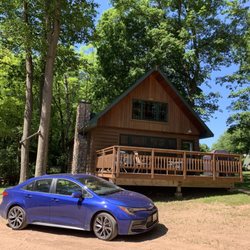 Tri Lake Timbers Resort - Our cabin we stay at, very nice!