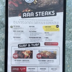 Chuck's Roadhouse Bar And Grill - Menu - August 2022