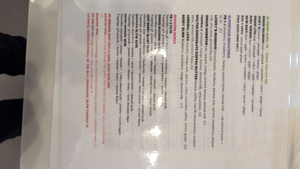 Menu photo 2 Juicy Café Seattle, WA Menu photo 2 Juicy Café Seattle, WA