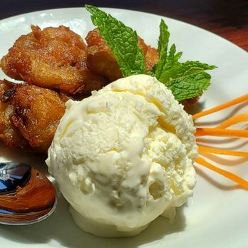 The Coconut Downtown - Deep fried banana and coconut ice cream - Thai Near Me - Reno, Nevada The Coconut Downtown - Deep fried banana and coconut ice cream - Thai Near Me - Reno, Nevada