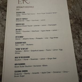 Echo & Rig - 1/10/24 Menu - Steakhouses Near Me - Las Vegas, Nevada