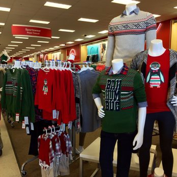 Target - A cute display with fun Christmas sweaters! - Department Stores Near Me - Marina, California