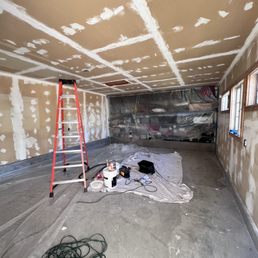 After concrete leveling for gym. After concrete leveling for gym.
