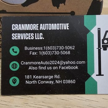 Cranmore Automotive Services - Auto Repair Near Me - North Conway, New Hampshire Cranmore Automotive Services - Auto Repair Near Me - North Conway, New Hampshire