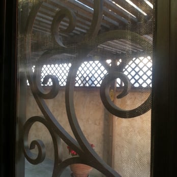 Precise Iron Doors - Removable screen up close. - Door Sales/Installation Near Me - Los Angeles, California
