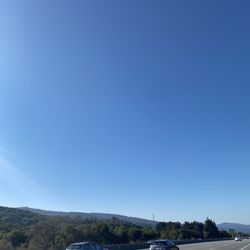Town of Hillsborough - Sunny 70F scenic Hwy 280 Northbound to SF by Hillsborough CA Sun 1/23/22