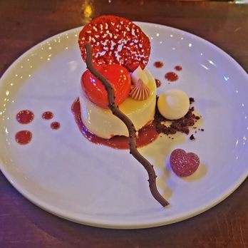Benchmark - Red velvet Valentines dessert with gummy! - New American Near Me - Santa Ana, California