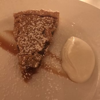 Mirabelle - Ginger & Almond Tart came with a tiny dollop of boring whipped cream. Hated the dough, bad aftertaste Restaurant Week - New American Near Me - Stony Brook, New York Mirabelle - Ginger & Almond Tart came with a tiny dollop of boring whipped cream. Hated the dough, bad aftertaste Restaurant Week - New American Near Me - Stony Brook, New York