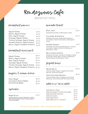 Menu photo 7 Rendezvous Cafe Cumming, GA Menu photo 7 Rendezvous Cafe Cumming, GA