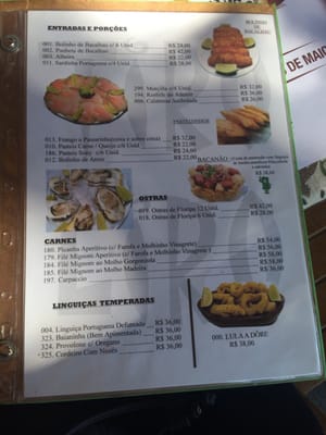 Menu photo 4 Tiro Liro São Paulo, SP
