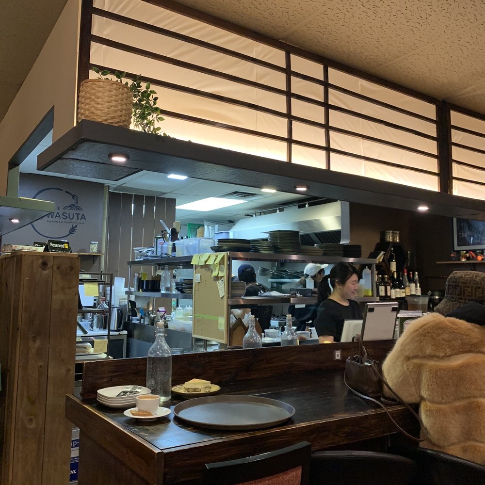 Wasuta Pasta - Inside/Bar overlooking the kitchen - Japanese Near Me - Richmond, British Columbia Wasuta Pasta - Inside/Bar overlooking the kitchen - Japanese Near Me - Richmond, British Columbia