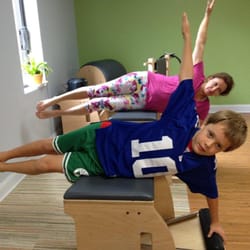 Capital Pilates - Mom and son together