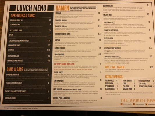 Menu photo 6 The Ramen Bar Dublin, D Menu photo 6 The Ramen Bar Dublin, D