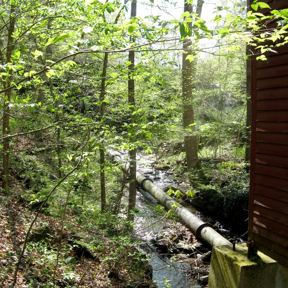 Ledford Mill Bed and Breakfast - Looking towards falls from creek room private porch - Bed & Breakfast Near Me - Wartrace, Tennessee