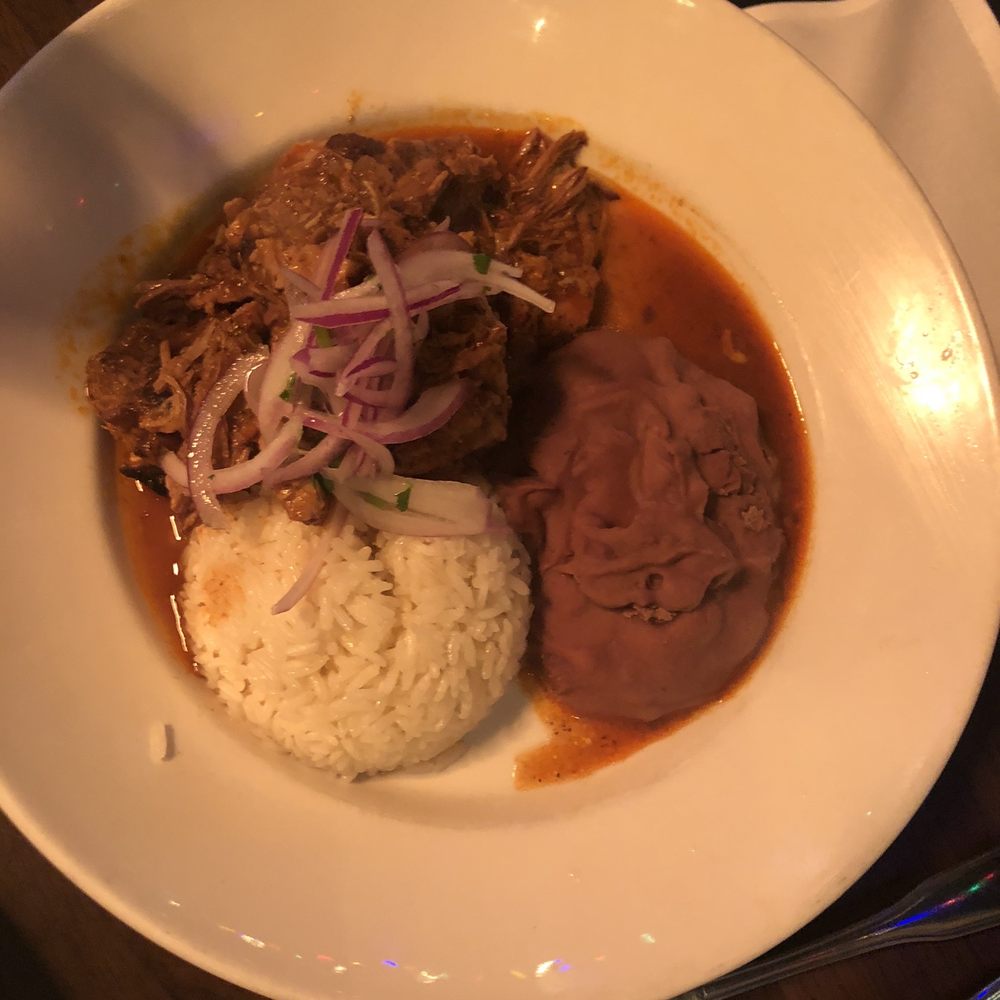 Franco's Latin Table - Adobo braised pork with rice and beans - Latin American Near Me - San Francisco, California Franco's Latin Table - Adobo braised pork with rice and beans - Latin American Near Me - San Francisco, California