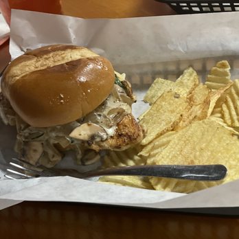Downtown Grilled Cheese - Chicken Shroom Melt - Sandwiches Near Me - Sherman, Texas Downtown Grilled Cheese - Chicken Shroom Melt - Sandwiches Near Me - Sherman, Texas