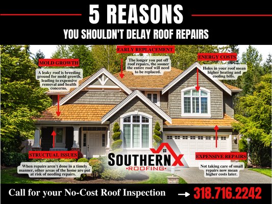 Slide of SouthernX Roofing