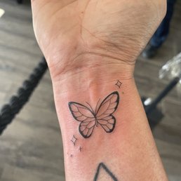 Recent one - the butterfly (Brian didn't do the one below)