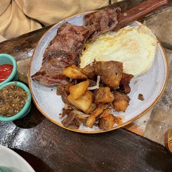 Farmer's Table - Arrachera Steak with Eggs - New American Near Me - La Mesa, California