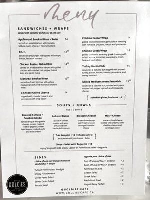 Menu photo 4 Goldies Cafe Ajax, ON