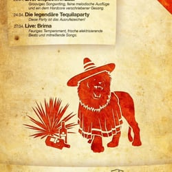 Club Wu5 - Partyprogramm für April 2012 in Dresden