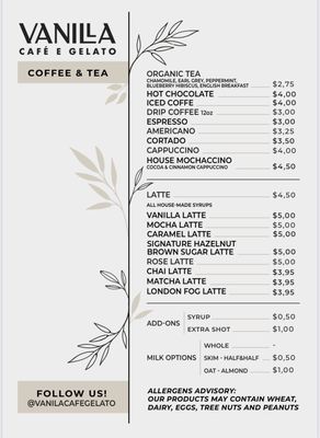 Menu photo 4 Vanilla Café e Gelato Marietta, GA