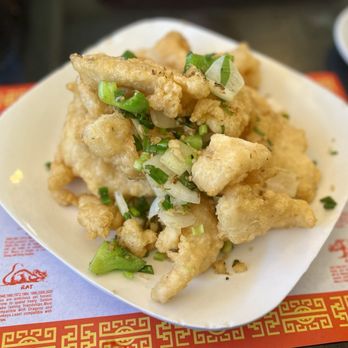 Full House Chinese - Deep Fried Fish w/ Spicy Salt. Huge portion. Could use more spicy salt. Very good!! - Chinese Near Me - Mills, Wyoming Full House Chinese - Deep Fried Fish w/ Spicy Salt. Huge portion. Could use more spicy salt. Very good!! - Chinese Near Me - Mills, Wyoming